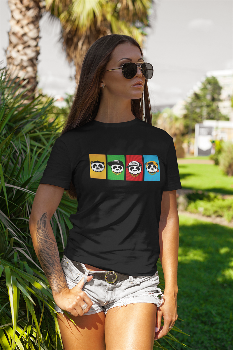 Load image into Gallery viewer, Panda Collage T-Shirt
